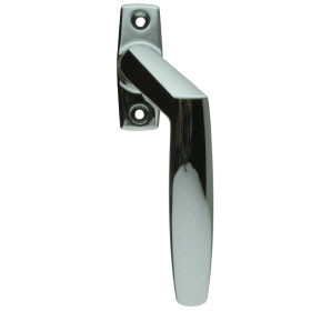 thumbnail image 2 of GIESSE Cremonese Window Handle For White Aluminum Frames - Balcony Style, 1013 2 of 2