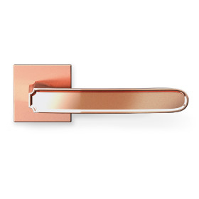 Door handle FRAME on square rose (E)
