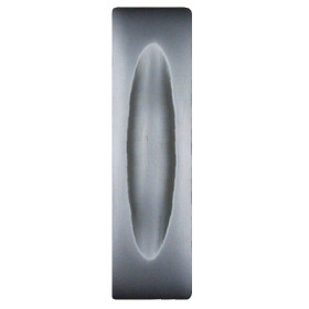 Sliding door handle 34x130 mm