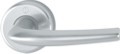 Door handle SAN DIEGO on round rose with keyhole esc., 37-47 mm doors F1 (SC)