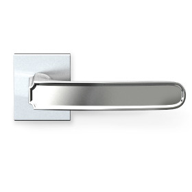 Door handle FRAME on square rose (E)