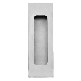 Sliding door handle, rectangle 120x40 mm MRST/AISI-304