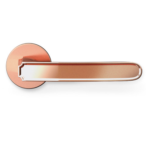 Door handle FRAME on round rose (E)