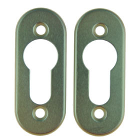 Oval cylinder escutcheon 67x27 mm PZ F2 (SC/E)