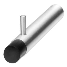 Door-stopper/ clothing support, brushed stainless steel AISI-304