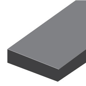 Fire door rubber profile 10x2,0 mm Black on glue