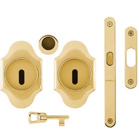 Mortice lock set for sliding door 1018TC/S B