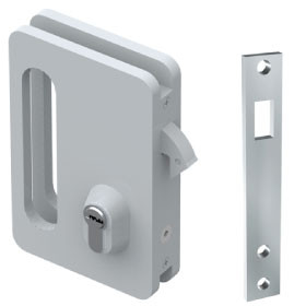 Lock case with hook for sliding door F1