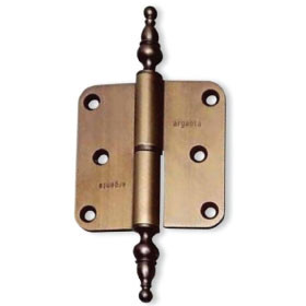 Door hinge 80x80x3,5 mm Antique bronze left