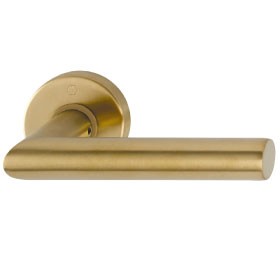 Door handle AMSTERDAM with keyhole esc., 37-47 mm doors HME/AISI-304 (E)