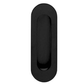 Sliding door handle, oval 120x40 mm MU