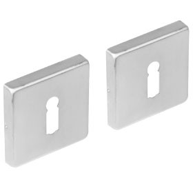 Squared keyhole escutcheon 53x53 mm MRST (E) AISI-304