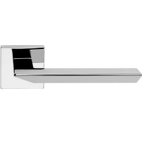 Door handle TRIO square rose CR (E)