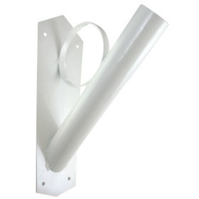 Flag pole holder RAL9010