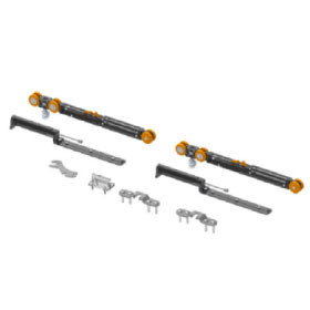 Rullikute komplekt SF-P70 STAR siinile, max 70 kg, 2x pehmet pidurit