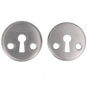 Keyhole escutcheon 01K WW HCRL (SC)