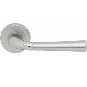 Door handle START 101 on round rose (SC)