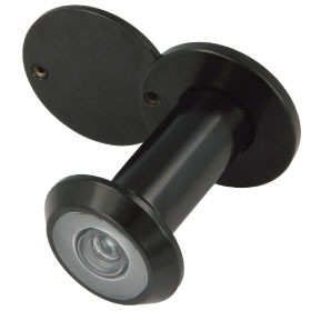 Door viewer AMIG 35-60 mm, diameter 14 mm Satin black