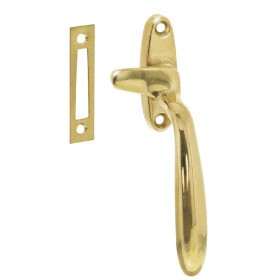 handle for hook 03940B, right, polished brass