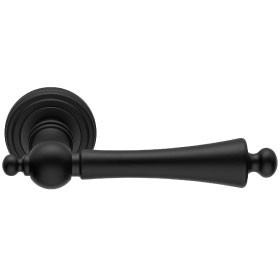 Door handle HEIDI MU/RAL9005 (E)