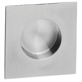 Sliding door handle, square 34/55 mm MRST/AISI-304