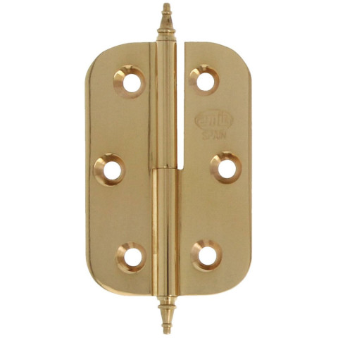 Window hinge AMIG 70x50x2,0 mm Brass right