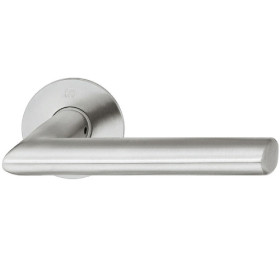 Door handle STOCKHOLM on round 2 mm rose, 35-45 mm doors MRST (E) AISI-304