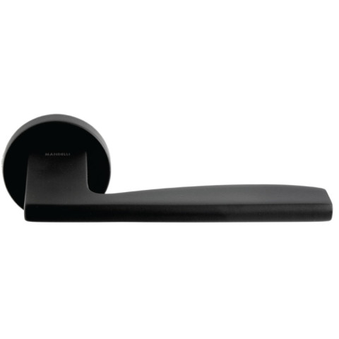 Door handle LINK without escutcheon on rose (SC)