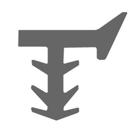 Tihend 5289, h-10,9 mm VA (RAL9016) TPE