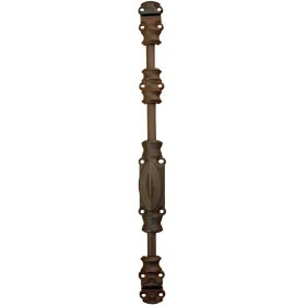 French style cremone bolt for external rod + rod 2x1 m A.Rust