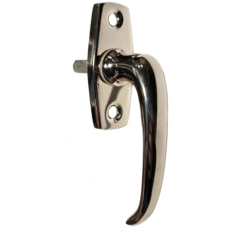 Window handle 1930 on rose 1585, nickel
