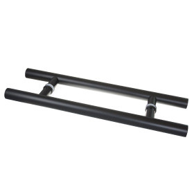 Pull-handle 500/30 mm SS, black/RAL9005