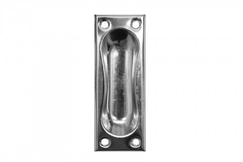 Sliding door handle, rectangle 94x35 mm CR