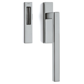 Pull-up sliding door handle PLANET Q with flush pull, 80/10 mm