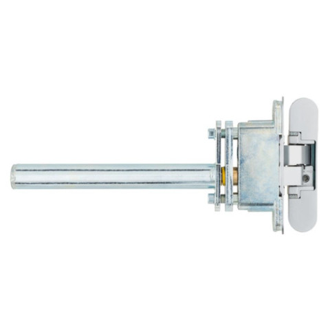 Concealed hinge with integrated closing and damping function