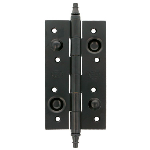 Uksehing tippudega AMIG 150x82x3 mm, matt must