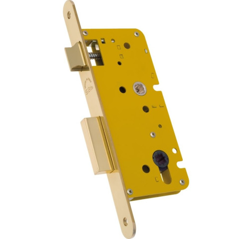 Lock case 2216T WC 72/50 + straight striker 357T satin brass