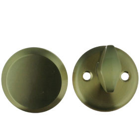 WC-knob 256/6 mm HME+blind escutcheon