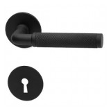 Door handle LEXINGTON with keyhole escutcheon, 38-42 mm doors MU (SC)