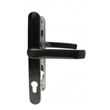 Door handle + handle plate PZ92 mm PR