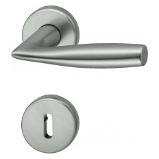 Door handle VITORIA with keyhole esc., 37-42 mm doors F9 (E)
