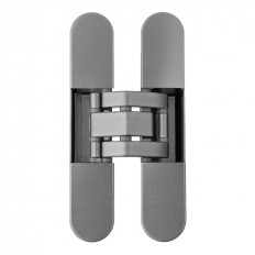 Concealed hinge with 4 covers INVISACTA 120x23 mm 3D MNI