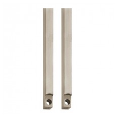 Bar set for handle espagnolet nickel satin