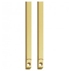 Locking bars for cremone, brass