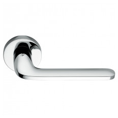 Door handle ALATO on round rose with cylinder esc. (E)