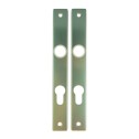 Handle plate 72 X PZ F2+screws