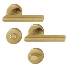Door handle AMSTERDAM with privacy set, 37-47 mm doors HME/AISI-304 (E)