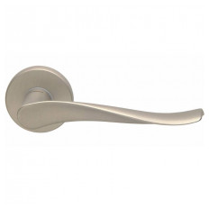 Door handle SPIN on round rose with pirvacy set q6 (E)