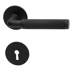 Door handle LEXINGTON with keyhole escutcheon, 38-42 mm doors MU (SC)