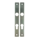 Handle plate 72 X PZ F1+screws